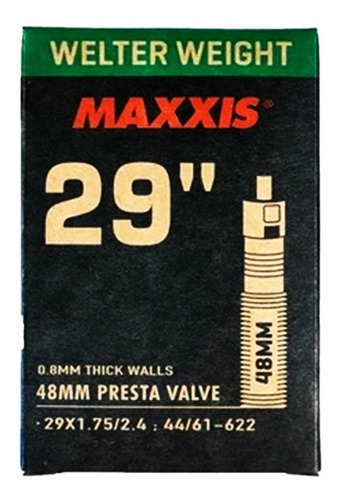 Cámara Maxxis Welter Weight 29x1.75/2.40 Presta (3 Piezas)