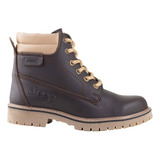 Bota Con Casquillo Acero Jeep 10750 Café 100% Originales