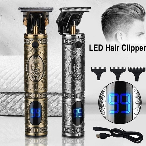 Lcd Pro Li Cortapelos Profesional, Máquina De Corte De Pelo