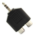 Adaptador Plug 3.5mm Stereo A 2 Jack Rca Tv Audio Envios