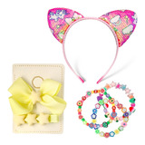 Conjunto Tiara Arquinho Infantil Presilha Tic Tac Cabelo Kit