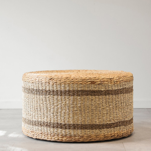 Pouf Seagrass Circle Mesa Sillon Puf Silla