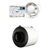 Kit Indoor Extractor 150mm Kasvi + Filtro 125mm 600m3h Gh