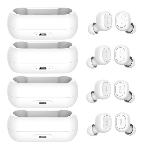 Auriculares In Ear Qcy Inalambrico Bluetooth Con Funda X4 