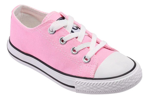 Zapatilla Infantil De lona Urbana Casual - Rosa - 7194