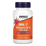 Vitamina Mk7 K2 Now Foods 100 Mcg 120 Caps 