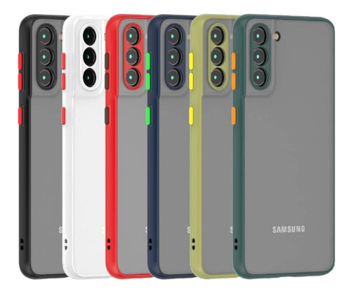 Capa Case Translucida Para Samsung + Película Privativa 