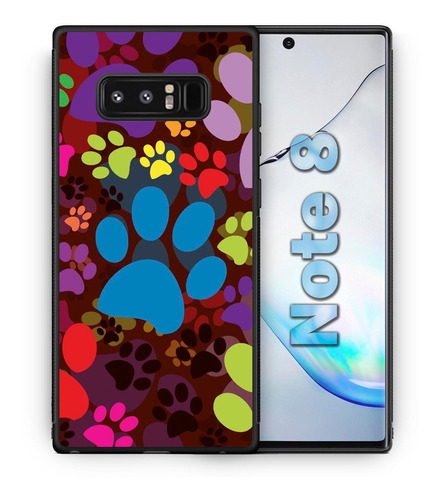 Funda Galaxy S20 Ultra S20p S10 S9 Note 10 9 8 Huellas Perro