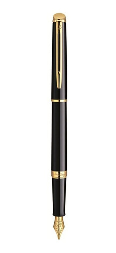 Pluma Fuente Waterman Laca Negro.