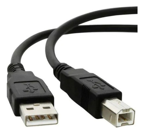 Cabo Extensor 2m Para Impressora Usb 2.0 Am/bm 2 Metros