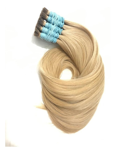 Cabelo Humano Loiro Claro Para Mega-hair 65cm/50 Gramas.