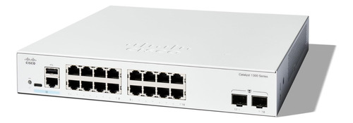 Switch Administrado Cisco Catalyst T-2g, 16 Puertos Ge, 2x1g