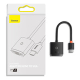 Adaptador Conversor Baseus Hdmi Para Vga P/ Ps4/ps5/switch