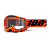Goggles Motocross 100% Original Accuri 2 End Naranja