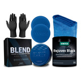 Cera Blend Black + Rejuvex Black + Luvas Pano Microfibra