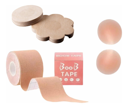 Boop Tape Cinta Levanta Busto +pezonera De Silicona Y Papel