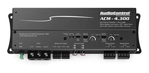 Amplificador Audiocontrol Acm-4.300 4 Canales 50 W Para Auto