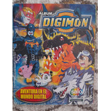 .- Album Digimon Salo Incompleto Pegado