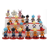 21 Mini Figuras Dragon Ball De Colección Goku Vegeta Juguete