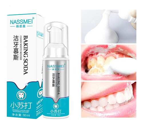 Crema Dental Espumosa Para Blanquear Los Dientes