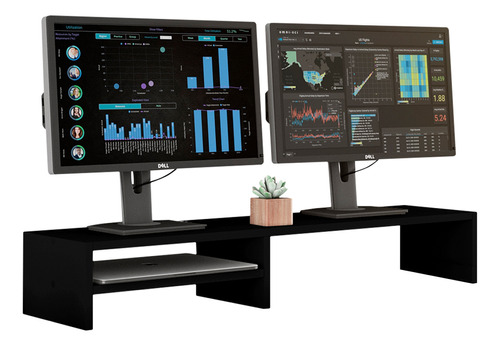 Suporte Stand Base Para Monitor Soft Elevado 95cm 100% Mdf