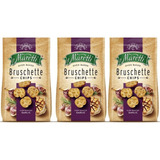 Kit 3 Torradas Bruschette Chips Alho Garlic Maretti 85g