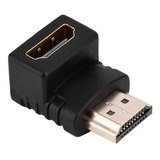 Extensor Codo Adaptador Hdmi Macho Hembra Unión Conexión L