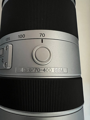 Lente Sony G 4-5.6 / 70-400 Ssm