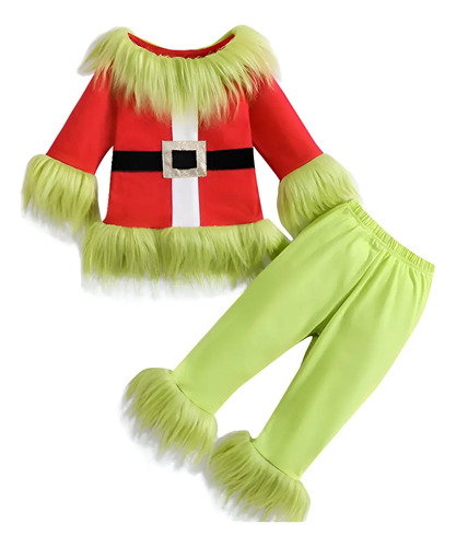 Festa De Navidad Novo Traje De Cosplay Grinch Para Crianças