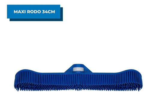 Maxi Rodo 34cm Vassoura Inteligente Silicone 2 Em 1 Sem Cabo