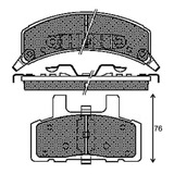 Pastilla De Freno Gmc Yukon 1500 - 2500 94/ Delantera