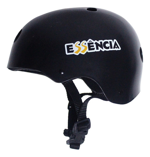 Capacete Skate Patins Jumppings Esportivo Bike Rapel Preto