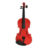 Violin Amadeus Mv012w-rd Cellini 4/4 Rojo Solid Spruce