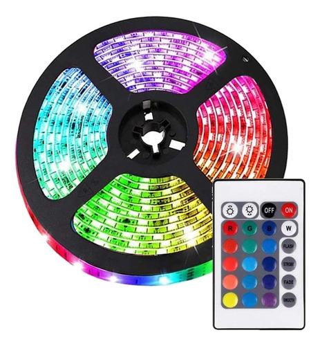 Cinta Led Rgb Control Remoto 5mt Ultra