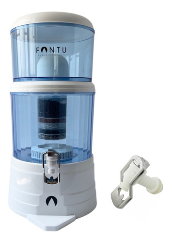 Filtro Purificador De Agua Fontu Azul 14 Litros + Llave