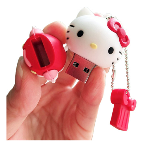 Pendrive Hello Kitty 60 Gb Bloqueado Contra Vírus