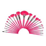 Set De 24 Brochas De Maquillaje Beauty Creations The Neon Pink