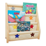 Rack Para Livros Infantil, Mini Standbook Com Estrelinhas