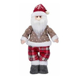 Papai Noel Pelúcia 45 Cm /boneco De Natal Decoração Natalina