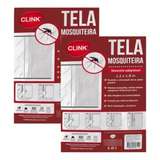 2 Tela Mosquiteira Janela Anti-inseto Mosquito 130x150 +fita