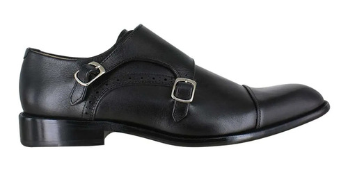 Zapato Hombre Carlo Ronaldi 1032 Becerro Negro Cuero Formal