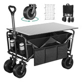 Carrito Plegable Yitahome Con Mesa, Resistente Y Versátil Pa