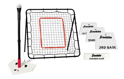 Teeball Starter Set - Bases, Batting Tee Y Pitch Back