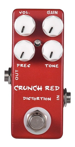 Pedal De Guitarra Mosky Crunch Red Distortion