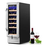 Refrigerador De Vino Velieta De 12 Pulgadas, Mini Refrigerad