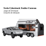 Tesla Cybertruck 1/32 Miniatura Metal Coche Con Luz Y Sonido