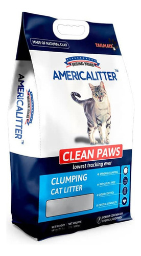 Arena Sanitaria Americalitter Clean Paws 15kg