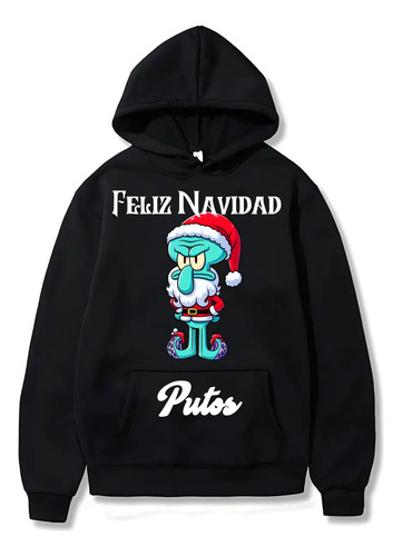 Sudadera Hoodie Calamardo Feliz Navidad Puts Bob Sponja | Envío gratis