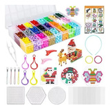 Kit 4300 Hama Perler 5mm Deluxe 24 Colores 4300 Beads Toys