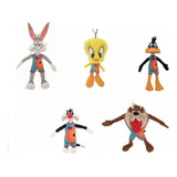 Space Jam New Legacy Bugs Bunny Piolin Taz Peluche Mide 24cm